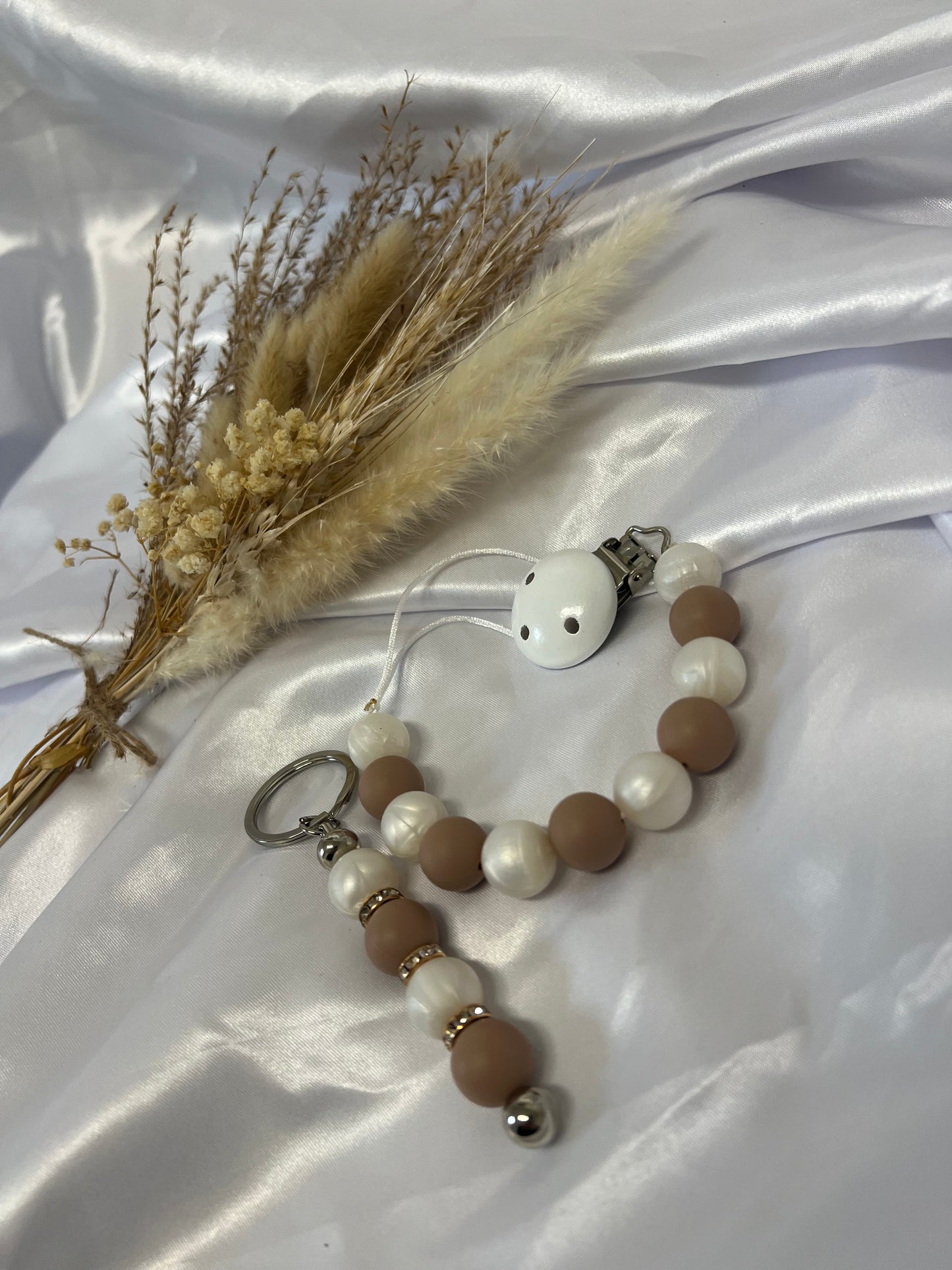 Speenkoord & sleutelhanger set loïs