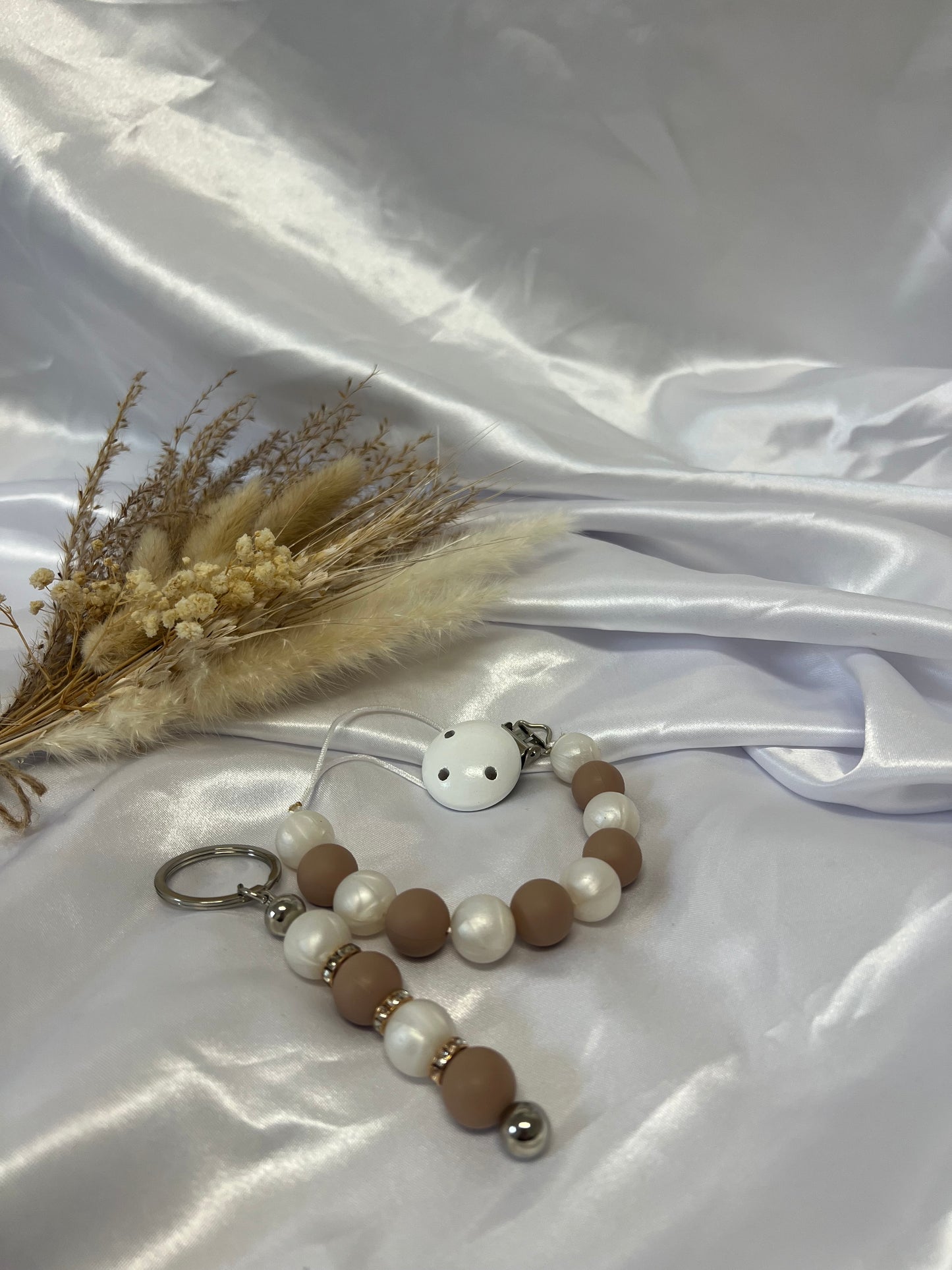 Speenkoord & sleutelhanger set loïs