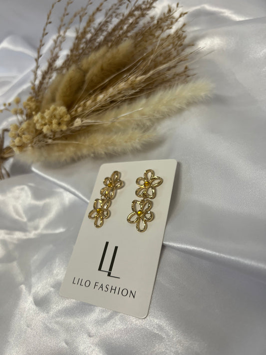 Flower earrings