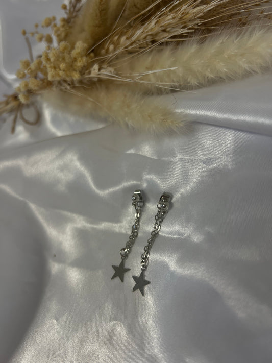 Layla star earring silver