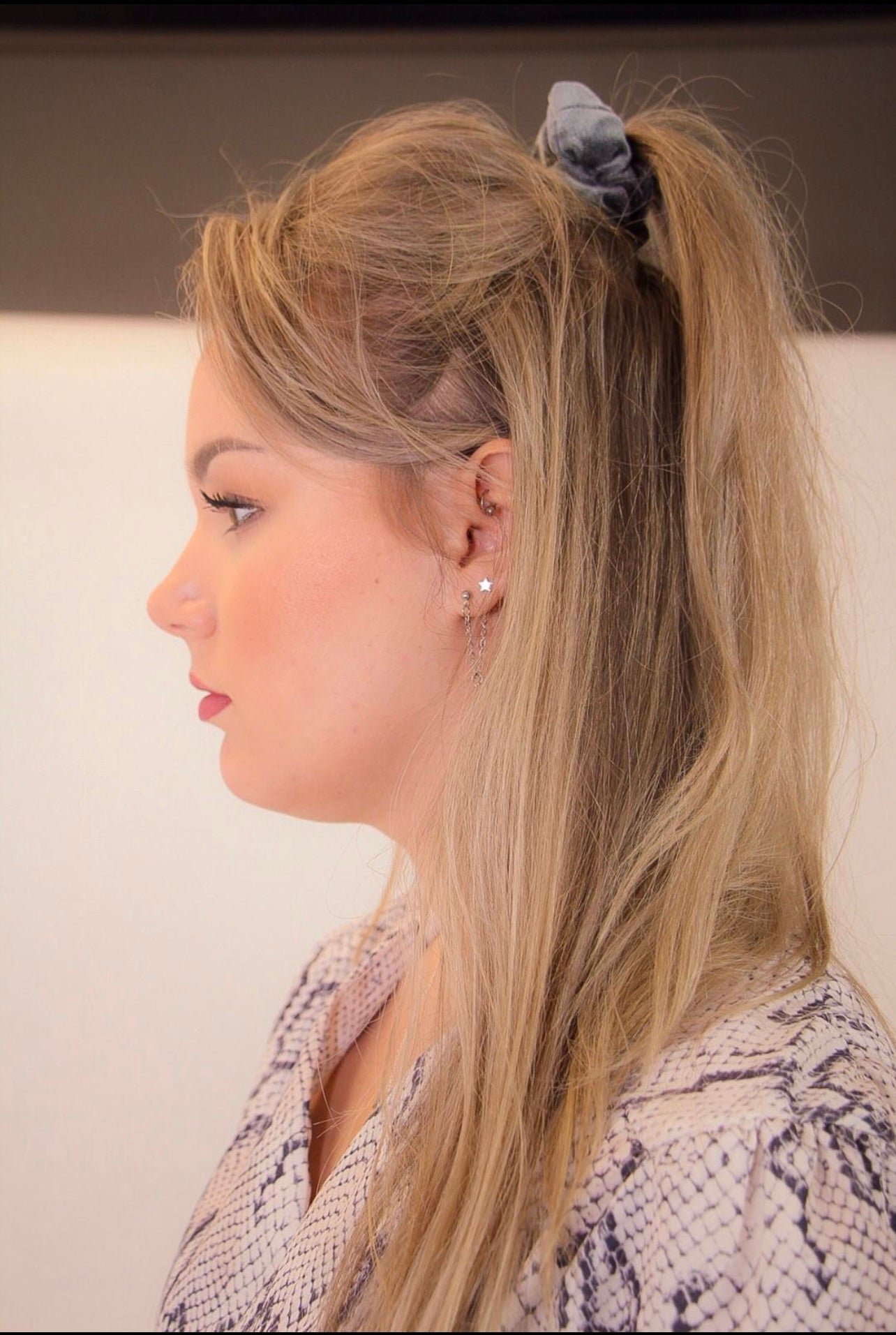 Layla star earring silver